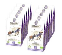 TERRAMOKA - 150 Capsules Café Bio (15 * 10 unités) - 100% Pur Arabica de Papouasie - Acidulé et Affirmé - Compatible avec les machines à Capsules Nespresso - Home Compost - Inès - Torréfié en France