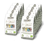 TERRAMOKA - 150 Capsules Café Bio - Blend de 3 Arabicas : Inde, Ethiopie et Brésil - Intense et Floral - Compatible avec les machines à Capsules Nespresso - La Signature - Torréfié en France