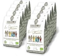 TERRAMOKA - 150 Capsules Café Bio d’excellence (15*10) - Blend 3 Arabicas : Inde, Ethiopie et Brésil - Intense et Floral - Compatibles avec Nespresso - Zéro Déchet - La Signature - Torréfié en France
