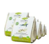TERRAMOKA - 160 Dosettes Compatibles avec Senseo Café Bio d’excellence (10 * 16) - 80% Pur Arabica du Brésil et du Mexique - Riche et Savoureux - Home Compost - Arthur - Torréfié en France
