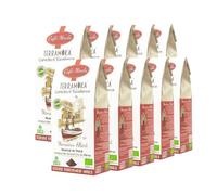 TERRAMOKA - 2,5 KG Café Moulu Bio d’excellence (10 * 250g) - 100% Pur Arabica du Pérou - Fruité, Nuancé et Racé - Sachet 100% Recyclable - Monsieur Albert - Torréfié en France