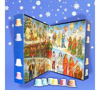 TERRAMOKA 24 Capsules Calendrier de l'Avent 2025 - Compatible avec les machines à Capsules Nespresso - Coffret Gourmand - Idée cadeau - Assortiment découverte - Zéro Déchet - Torréfié en France