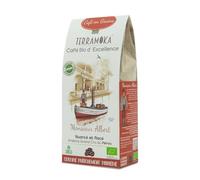 TERRAMOKA - 3 KG Café Grains Bio d’excellence (3 * 1 kg) - 100% Pur Arabica du Pérou - Fruité, Nuancé et Racé - Sachet 100% Recyclable - Monsieur Albert - Torréfié en France