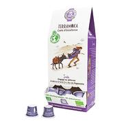 TERRAMOKA - 60 Capsules Café Bio d’excellence - 100% Pur Arabica de Papouasie - Compatibles avec Nespresso - Acidulé, épicé et affirmé - Zéro Déchet et Home Compost - Inès - Torréfié en France
