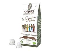 TERRAMOKA - 60 Capsules Café Bio d’excellence - Blend de 3 Arabicas : Inde, Ethiopie et Brésil - Compatibles avec Nespresso - Intense et rond - Zéro Déchet - La Signature - Torréfié en France