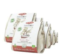 TERRAMOKA - 80 Dosettes Compatibles avec Senseo Café Bio d’excellence (10 * 16) - 100% Pur Arabica du Brésil et Mexique - Délicat et fruité - Home Compost - Melle Adèle - Torréfié en France