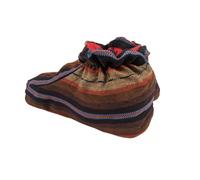 Terrapin Trading Ltd Chaussons traditionnels en textile | Guatemala Chichicastenango | Fait à la main | Commerce équitable | 5 couleurs, marron, 37 EU