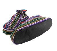 Terrapin Trading Ltd Chaussons traditionnels en textile | Guatemala Chichicastenango | Fait à la main | Commerce équitable | 5 couleurs, violet, 37 EU