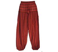 Terrapin Trading Ltd Pantalon Commerce Equitable nepalaise Stripy Festival Hippy