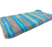 Terrapin Trading Ltd Shawl de Laine de Yak tibétain de Luxe Hippy Cosy Festival Travel Camping Blanket n383