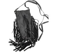 Terrapin Trading Pochette en cuir noir issu du commerce équitable amérindien