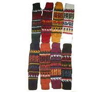 Terrapin Trading Soft Bolivian Alpaca Wool Woolen Warm Winter Woolly Legwarmers Leg Warmers 178