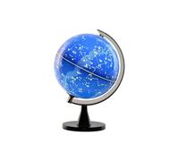 Terraqueo-Globus Home ESPRIT Noir Bleu marine PVC 21 x 20 x 31 cm