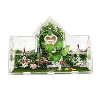 Terrarium à Araignées Porte Magnétique, Ventilée, et Transparente | Enclos pour Reptiles Maison d'Araignée Adapté aux Petits Reptiles, Escargots, Scorpions, Grenouilles, Bernard-l'ermite,