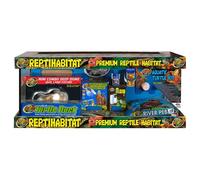 Terrarium aquaterrarium équipé 76x30x30cm Reptihabitat Tortue Aquatique NT-T22E - Zoo Med Noir