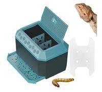 Terrarium araignée - Cage de transport portable pour cafards | Habitat d'animaux reptiles, cage de transport de tortues et maisons d'élevage respirantes pour dragon barbu