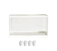Terrarium araignée - Récipient de ventilation anti-éclatement pour tortues terrestres | Récipient d'araignées en verre acrylique et terrarium pour tortues barbus, caméléons, geckos, cancers ermites
