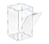 Terrarium Araignée Sauteuse Avec Porte Magnétique Maison En Acrylique | Enclos Acrylique Araignée Sauteuse Pour Grenouille Tortue Lézard Serpent Tortue Terrestre Dragon Barbu