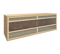 vidaXL Terrarium en bois d'ingénierie 144x46x48 cm 170883