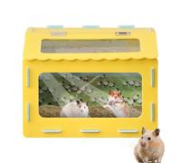 Terrarium Cage ventilée avec vitre transparente - 40 x 30 x 30 cm - Habitat pour reptiles - Pour serpent, hérisson, hamster, tortue