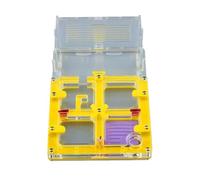 Terrarium château de Fourmis, Fourmilière en Acrylique, boîte de présentation, château, 17 cm, Multicolore(Yellow)
