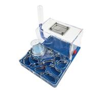 Terrarium château de Fourmis, Kit d'observation Scientifique de l'habitat de la Ferme à Fourmis en Acrylique Multicolore de 15 cm(Blue)