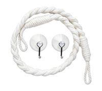 Terrarium Climbing Accessory - Rope Ladder Toy for Tree Frog | Cotton Rope with Suction Cup, Interactive Tank Decor for Lizards, Hermit Crabs, Snakes, Tarantulas, Tortoises, Small Animals