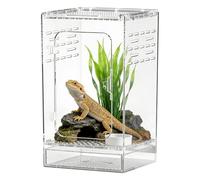 Terrarium d'araignée en acrylique - Entièrement transparent et respirant - Pour habitat de dieu - Pour