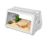 Terrarium de reptiles, réservoir pour reptiles | Tanteur d'habitat de dragon barbu | Conception trapézoïdale, étend le d'observation, le terrarium habitat du reptile pour les scorpions, les crabes erm