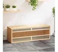 Terrarium en bois d'ingénierie - vidaXL - 144x46x48 cm - Multicolore - Bois d'ingénierie - Verre véritable