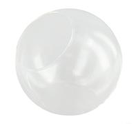 Terrarium en forme de boule en verre transparent avec trou et large ouverture, pour pots de fleurs décoratifs (C)