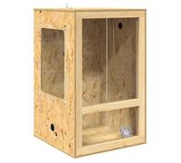 Terrarium en OSB - vidaXL - 50x50x80 cm - Marron - Finition mate - Durable - Espaces amples - Usage intérieur