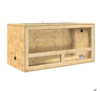 Terrarium en OSB - vidaxl - Marron - 50x100x50 cm - Usage intérieur - Espaces amples - Convient aux reptiles