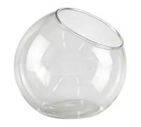 Terrarium en verre borosilicate pour plantes grasses, vase globe transparent à suspendre pour décoration de fête de mariage (18 cm)