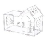 Terrarium enclos pour araignées - Réservoir transparent ventilé pour reptiles, habitat polyvalent pour insectes et arachnides, conteneur d'exposition robuste favorisant un environnement sain et l'obse