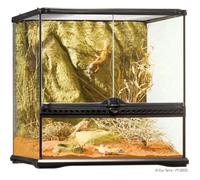 Terrarium - Exo Terra - 45x45x45cm - Serpent - Verre - Noir