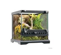 Terrarium - EXO TERRA - Nano-large - 10,5 L - 22 x 22 x 22 cm - Verre noir