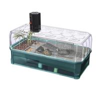 Terrarium Tortue Terrestre Kit Complet Aquarium Tortue d'Eau Terarium. Pour Tortue Terrarium Facile à Nettoyer, Réservoir d'Élevage pour Reptiles et Amphibiens, Habitat Reptiles, Terrarium Reptiles(Gr
