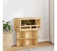 Terrarium Marron 80 x 40 x 90 cm OSB vidaXL