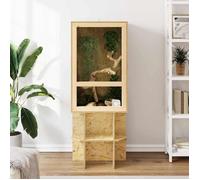 Terrarium - MOTHINESSTO - MOT10693 - Marron - 50 x 50 x 80 cm - OSB et Verre