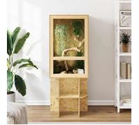 Terrarium - MOTHINESSTO - MOT10694 - 50 x 50 x 80 cm - OSB et verre - Thermomètre intégré