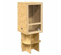 Terrarium OSB marron - vidaXL - 50x50x150 cm - 27 6 kg - Longue durée de vie - Beaucoup d'espace