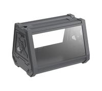 Terrarium pour reptile, cage d'habitat, structure trapézoïdale, visibilité étendue, ventilation sûre, construction légère, dragon barbu pour scorpions, crabes ermites, 27 x 19 x 19 cm