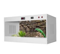 Terrarium pour reptile - Réservoir d'habitat pour lézard, gecko, tortue, python - Enclos haut et large pour dragon barbu, caméléon et serpent