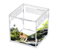 Terrarium pour Reptiles Boîte Animale en Acrylique Transparente