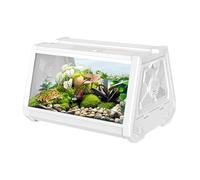 Terrarium pour reptiles - Cage à lézard barbu - Cage pour reptiles - Cage de bureau confortable et transparente - Pour renaissance - Âme d'escargot - Gecko - Cancer de l'ermite - Grenouille - Simple