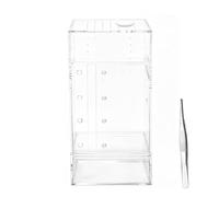 Terrarium Pour Reptiles Environnement de vie transparent et bien respirant | Habitat reptiles Enceinte mante Pour Observation, Alimentation, Reproduction, Escalade, Tarentule, Mante, Grenouille