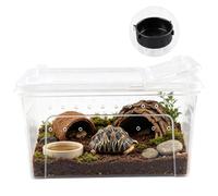 Terrarium pour Reptiles Grande Boîte d'alimentation Ventilée Transparente | Enclos Reptile Et Grenouille Pour Animaux De Compagnie Amphibiens Reptiliens Tortues Araignées Sauteuses B