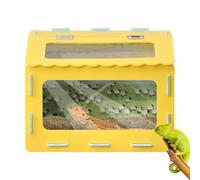 Terrarium pour reptiles | Habitat paysager de grande capacité, aquarium pour serpent 40 x 30 x 30 cm avec panneau de vue clair - Pour petits animaux comme hamster hérisson tortue grenouille