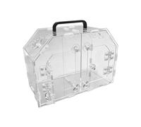 Terrarium pour reptiles - Habitat portable pour reptiles - Cage à serpent - Réservoir d'habitat gecko - Pour tortue, gecko, barbe, crabe, araignée, amateur de Dieu